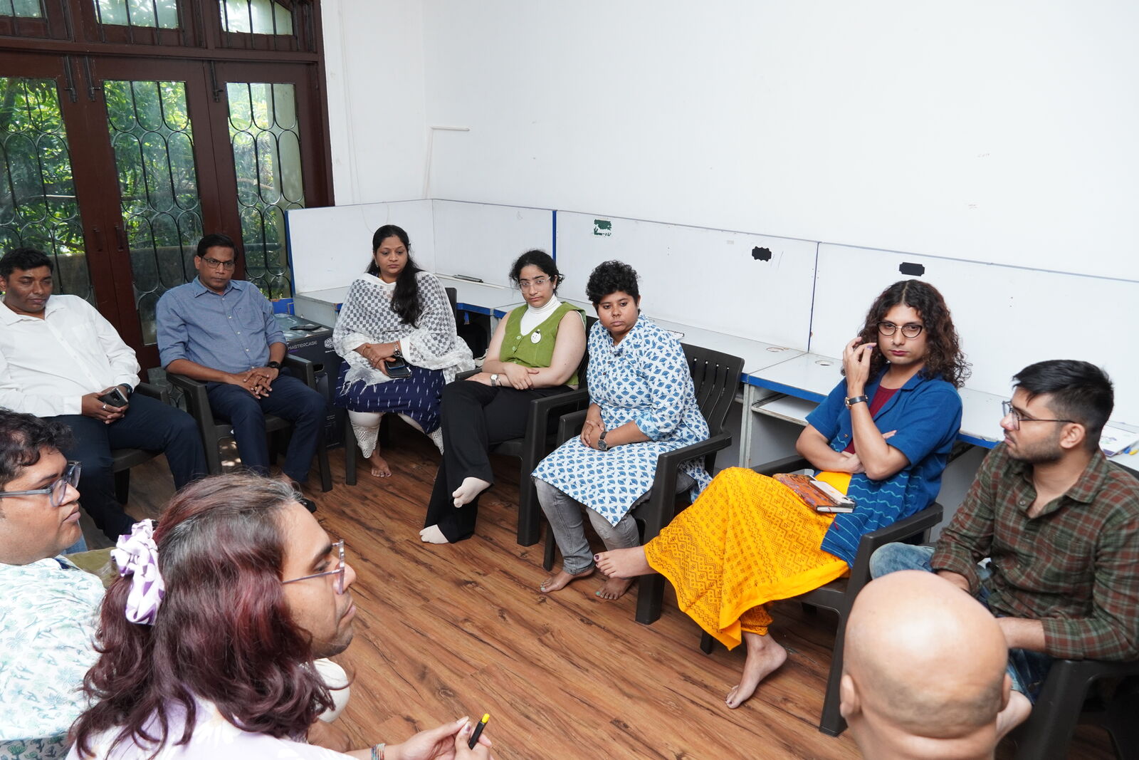 Entrepreneurs at a Surge Impact Foundation incubation session